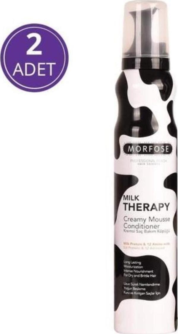 Morfose Milk Theraphy Saç Köpüğü 200 ml X 2 Adet - Image 1