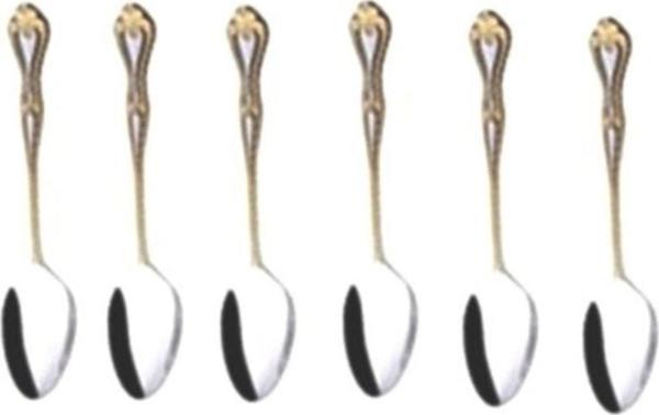 Nehir lalezar gold altın çay kaşık  - 12 parça çay kaşığı - Image 1