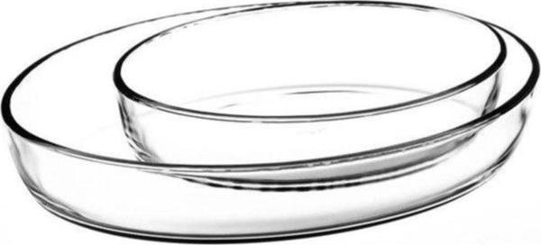 Paşabahçe 159033 2 li oval borcam seti - borcam fırın tepsisi - Image 1