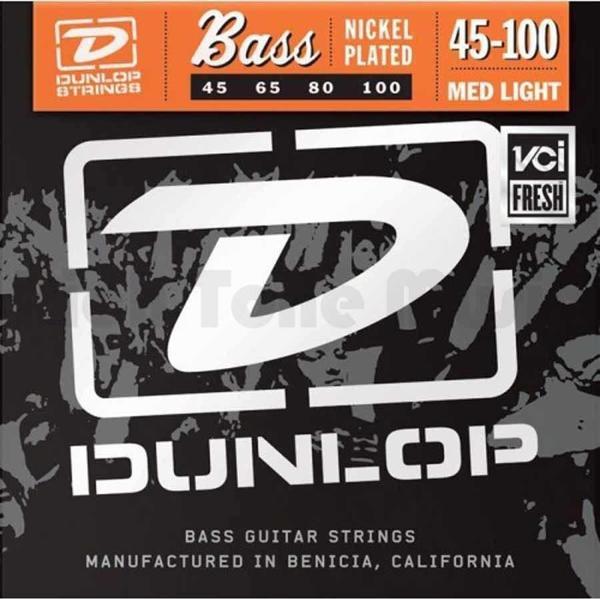 Jim Dunlop DBN45100 4 Telli Bas Gitar Teli (45-100) - Image 1
