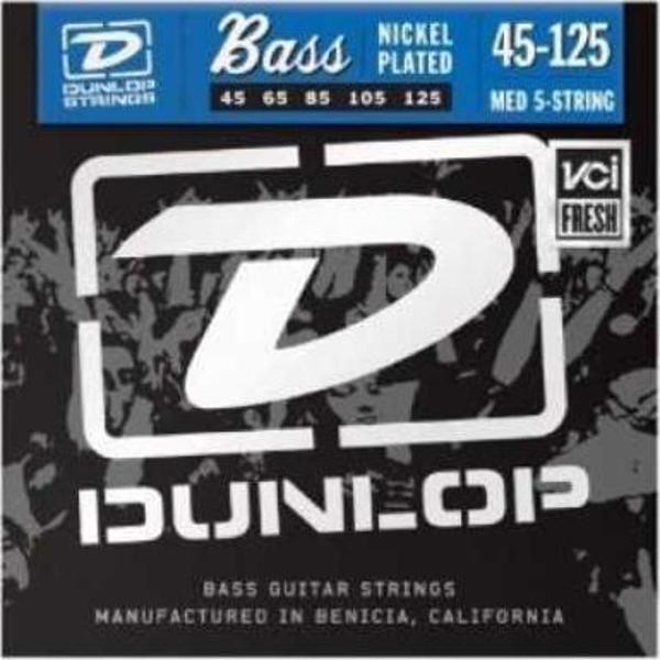 Jim Dunlop DBN45125 5 Telli Bas Gitar Teli (45-125) - Image 1