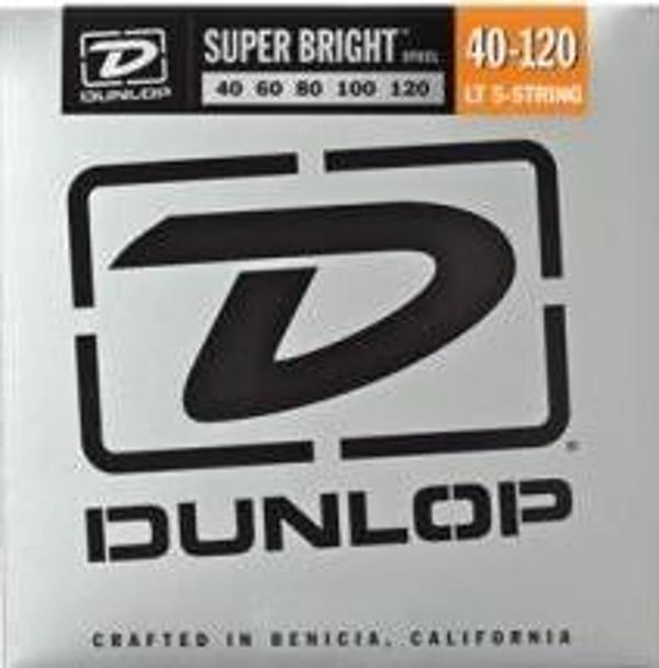 Jim Dunlop DBSBS40120 Super Bright 5 Telli Bas Gitar Teli (40-120) - Image 1