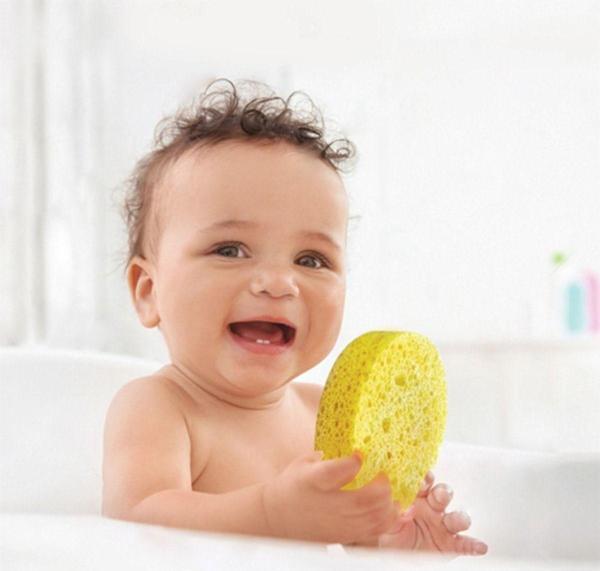 Babyjem Banyo Süngeri Selülozik Sarı - Image 1