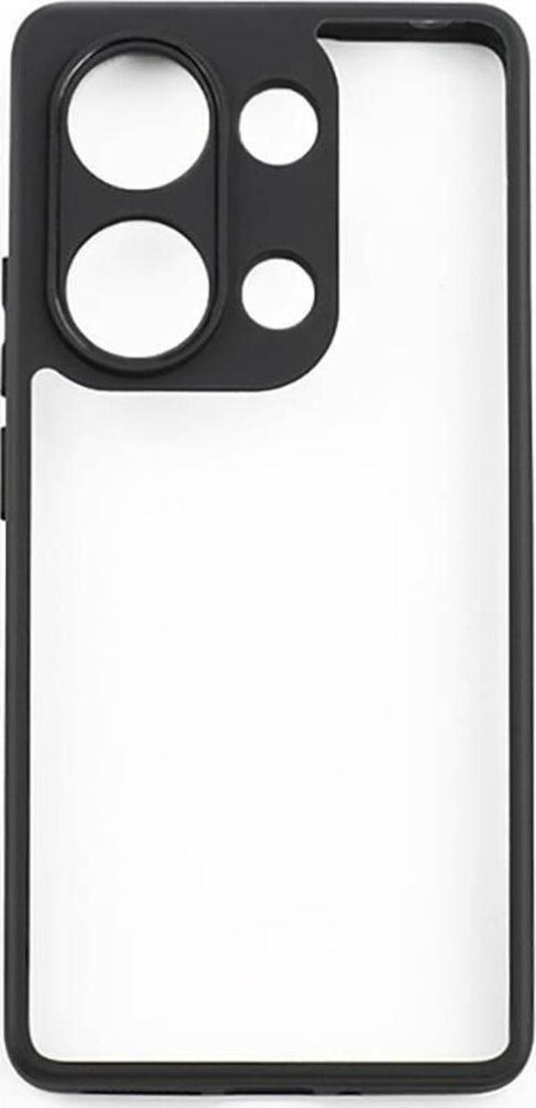 Xiaomi Redmi Note 13 Pro 4G Kılıf Kamera Korumalı Şeffaf Arka Yüzey Zore New Roll Kapak - Image 1