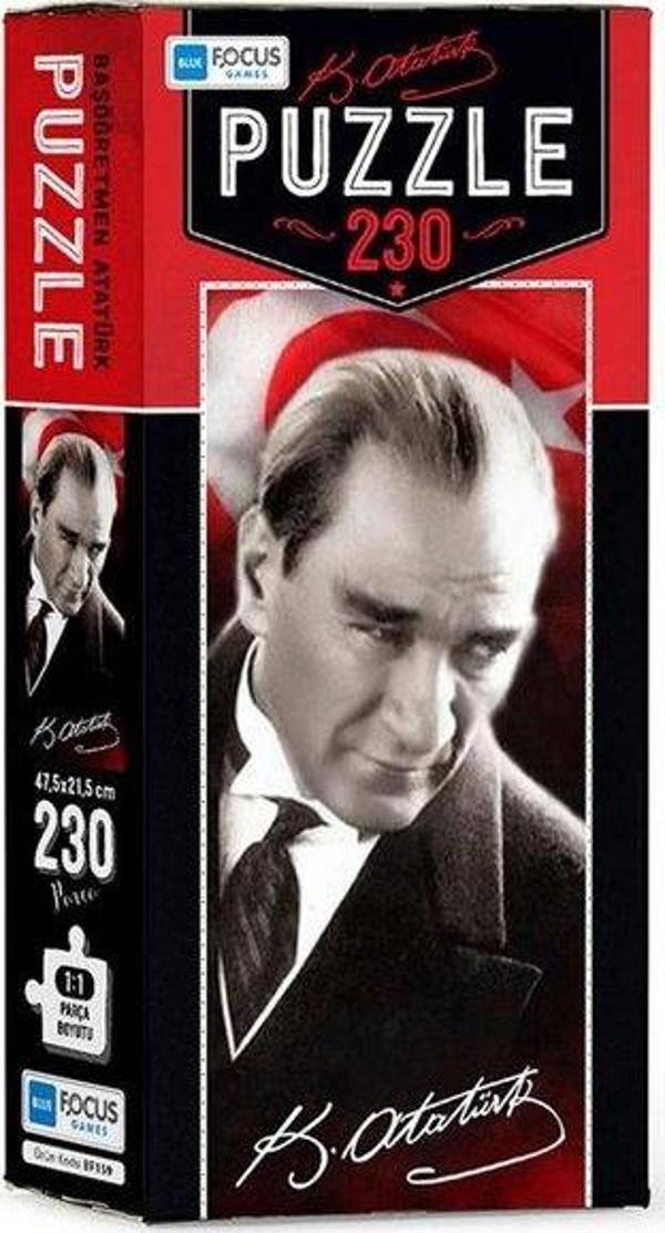 Blue Focus Başöğretmen Atatürk 230 Parça Puzzle BF159 - Image 1