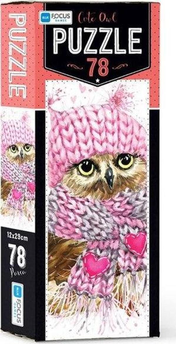 Blue Focus Cute Owl 78 Parça Puzzle BF225 - Image 1