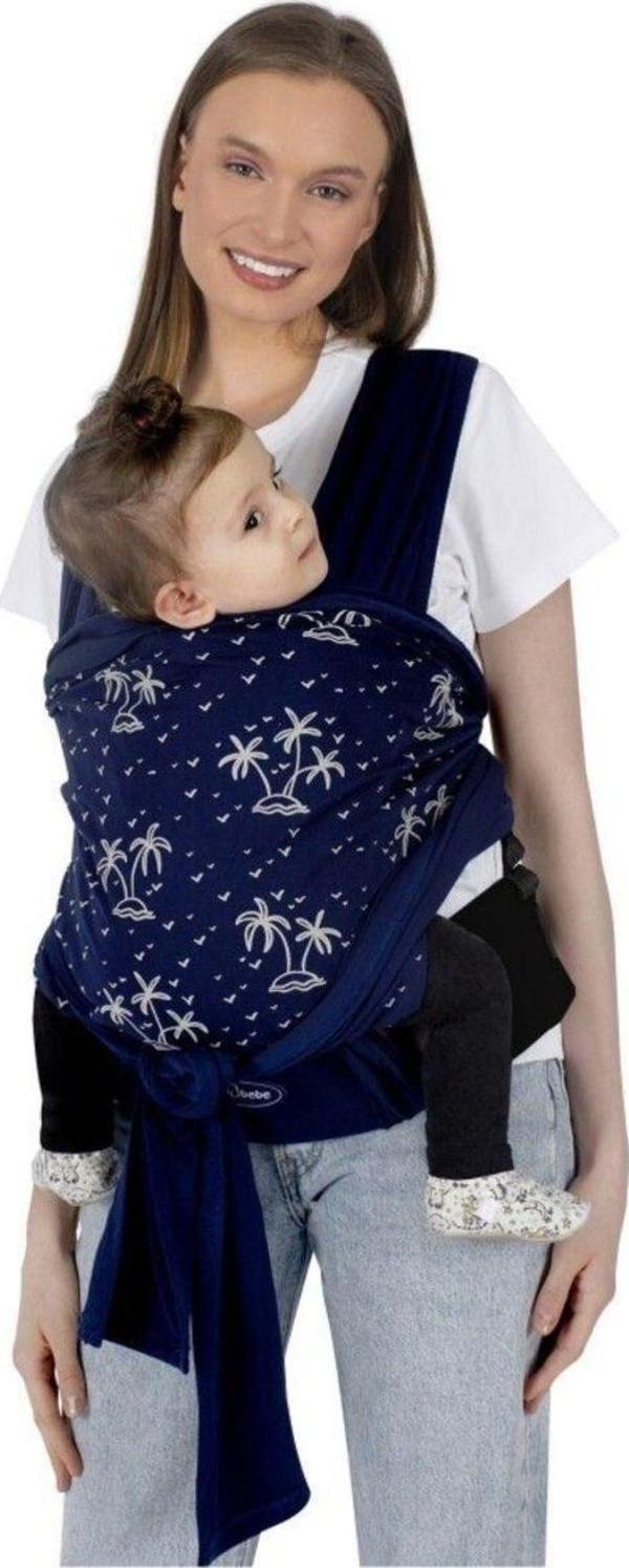 Sevi Bebe Destekli Giymeli Sling Art-571 Lacivert - Image 1