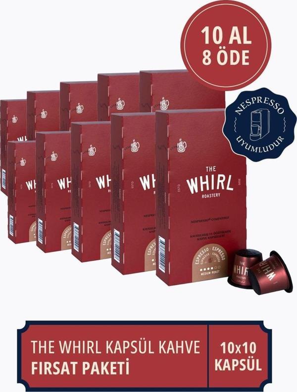 The Whirl Espresso Medium Kapsül Kahve 10 Al 8 Öde Fırsat Paketi - Image 1
