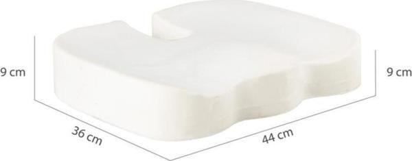 Viscofoam Ortopedik Oturma Minderi Hemeroid Kuyruk Sokumu Coccyx Oturma Minderi Visco Minder Siyah - Image 1