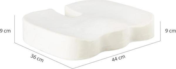 Viscofoam  Ortopedik Oturma Minderi Hemeroid Kuyruk Sokumu Coccyx Oturma Minderi Visco Minder Gri - Image 1