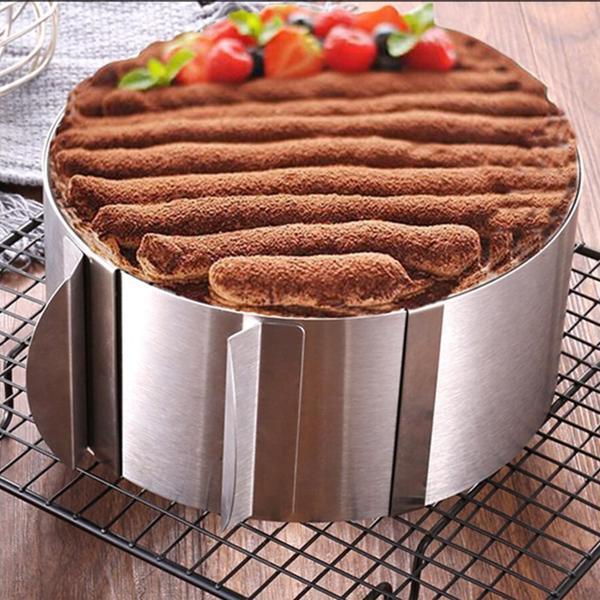 Ayarlanabilir Turta Çemberi 16-30 cm  / Yuvarlak Pasta Kalıbı - Image 1