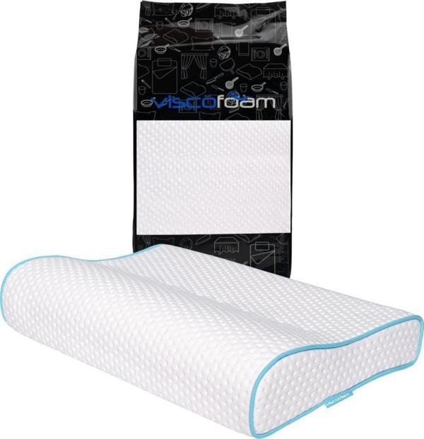 Boyun Destekli Ortopedik Yastık Visco Yastık 57x37x10-7cm - Image 1