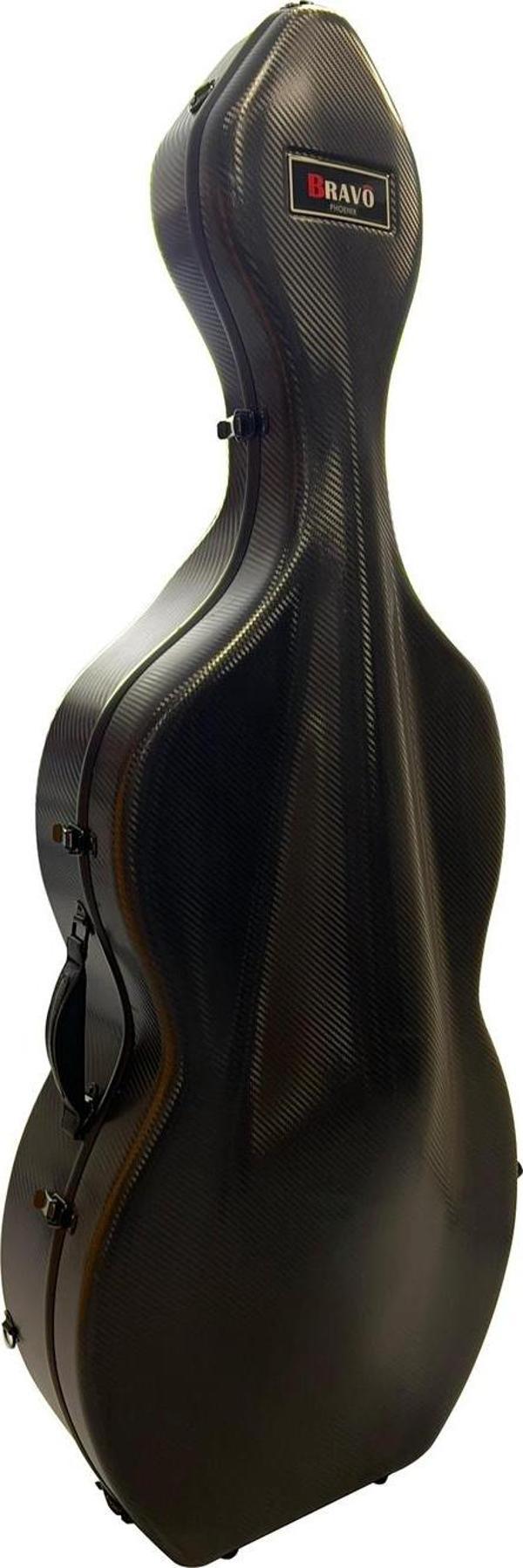 VALLER Bravo VCCS Siyah 4/4 Çello Hardcase Tekerlekli Taşıma Çantası - Image 1