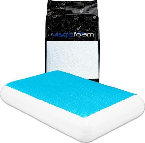 Lüks Terletmeyen Ortopedik Yastık Serinleten Visco Yastık Jelli Yastık 60x40x11cm - Image 1