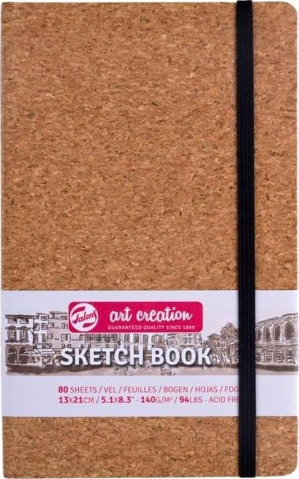 Talens Art Creation Sketchbook Sert Kapak Eskiz Defteri 140 gr 13x21 cm 80 yp Cork - Image 1