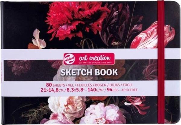 Talens Art Creation Sketchbook Sert Kapak Eskiz Defteri 140 gr 21x14,8 cm 80 yp Still Life - Image 1