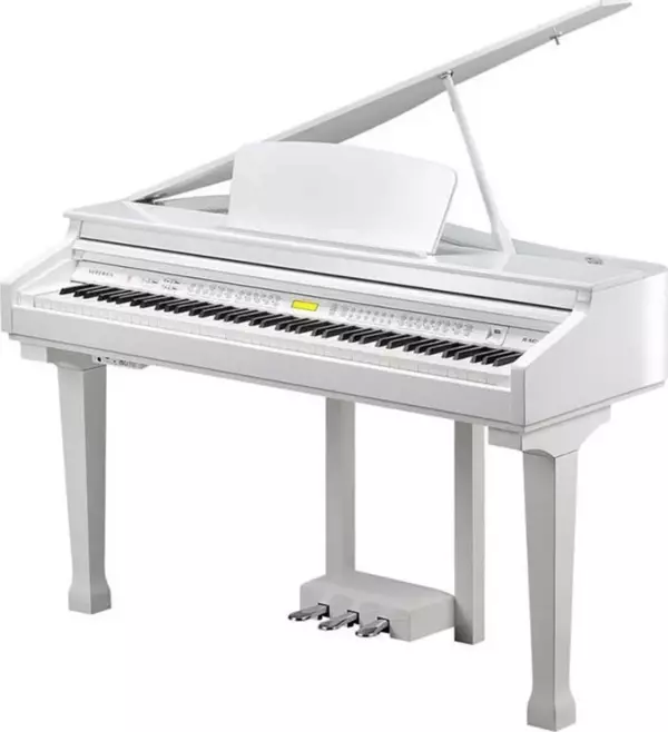 Kurzweil Kag100 Parlak Beyaz Kuyruklu Dijital Piyano - Image 1