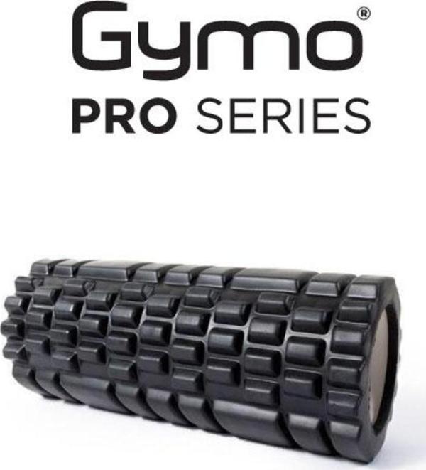 Gymo Pro Series Foam Roller Pilates Masaj Rulosu Siyah - Image 1