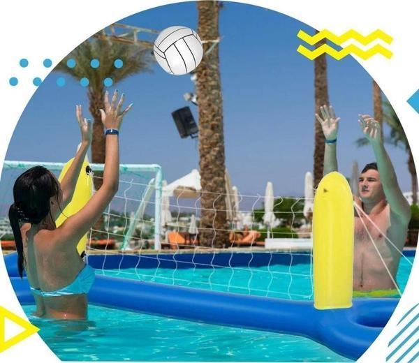Bestway 52133- Şişme Su Voleybol Seti (244 X 64 cm)- Full Voleyball SETİ - Image 1