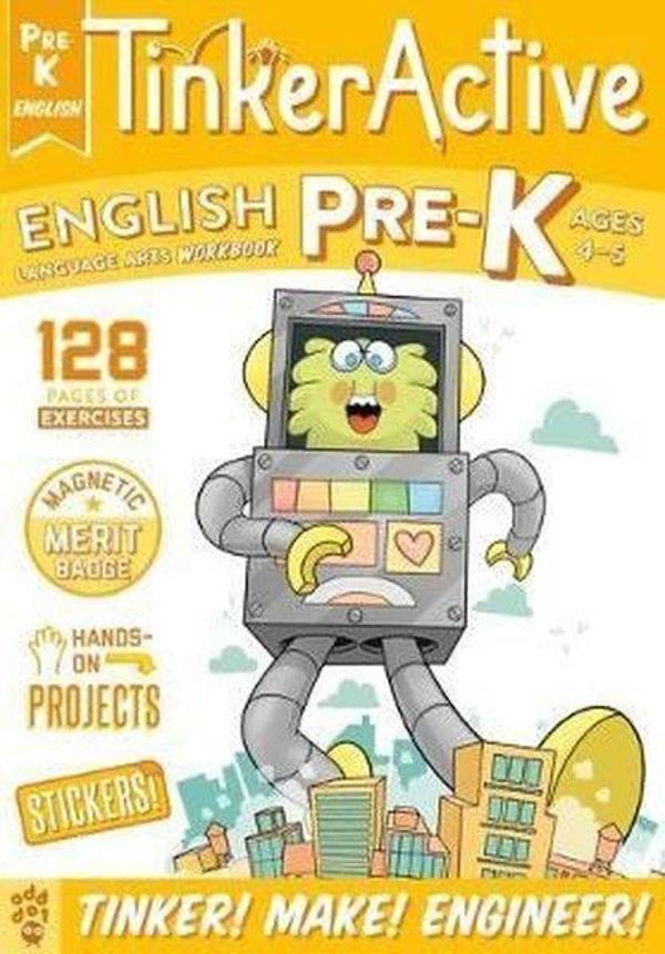 TinkerActive Workbooks: Pre-K English Language Arts - ODD DOT - Image 1