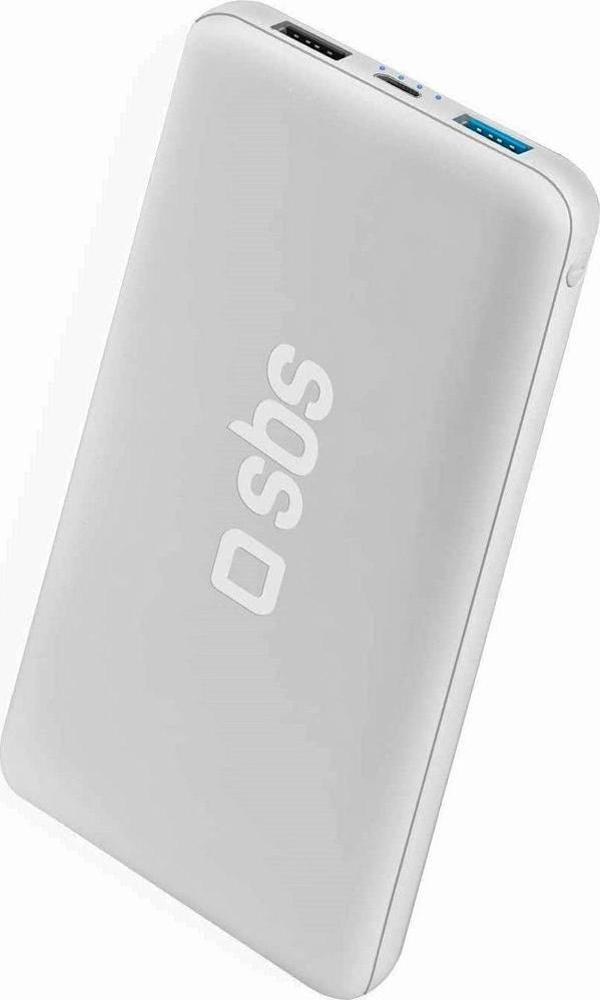 Sbs İntelligent Fast Charge 10.000Mah 2Xusba Çıkışlı Powerbank Beyaz - Image 1