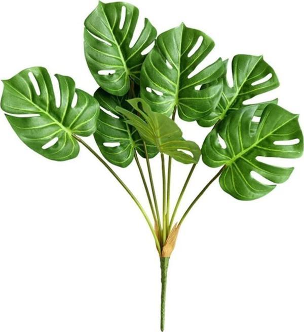 Netten Evime Yapay Çiçek Monstera 7 Dallı 65 cm Salon Çiçeği Yapay Çiçek - Image 1