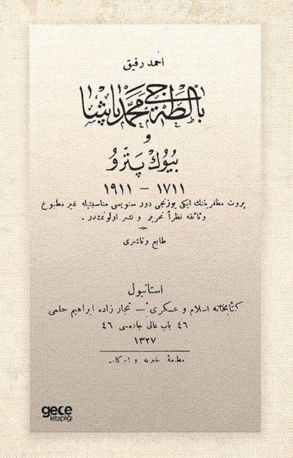 Baltacı Mehmed Paşa ve Büyük Pedro - Osmanlıca - Gece Kitaplığı - Image 1