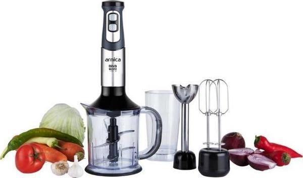 Arnica Diva Trend 3'lü El Blender Seti Gümüş GH21592 - Image 1