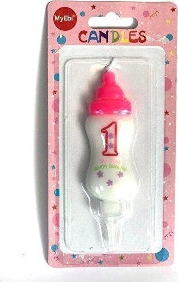 Myebı BİBERON MUM PEMBE 1 YAŞ - Image 1