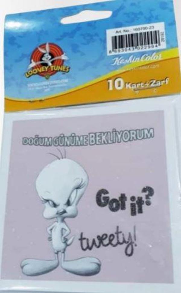 Keskin Color Loney Tunes Doğum Günü Kartı - Image 1