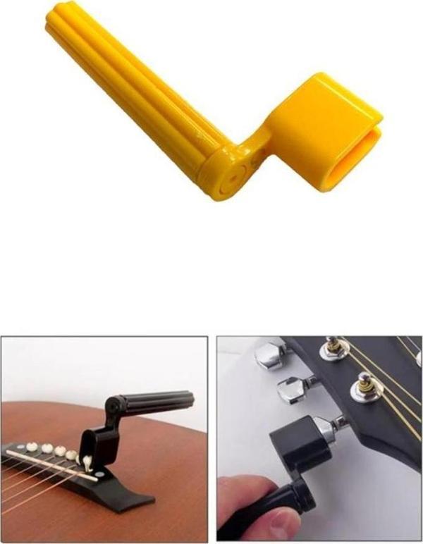 Midex W11-YL Gitar Tel Sarıcı Gitar Burgu Çevirici (Sarı) - Image 1