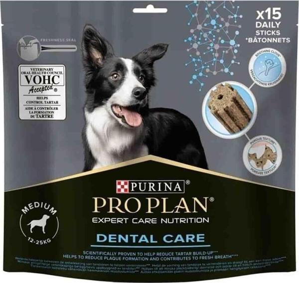 Pro Plan Orta Irk ve büyük ırk Dental Care Köpek Ödülü Diş Ağız Bakım tartar plak Bağışıklık arttırıcı kemik - Image 1