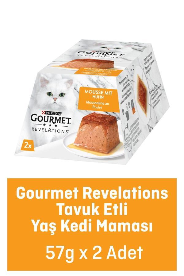 Pro Plan Purina Gourmet Revelations Tavuklu Kedi Yaş Maması 2x57gr - Kedi Pastası - Image 1