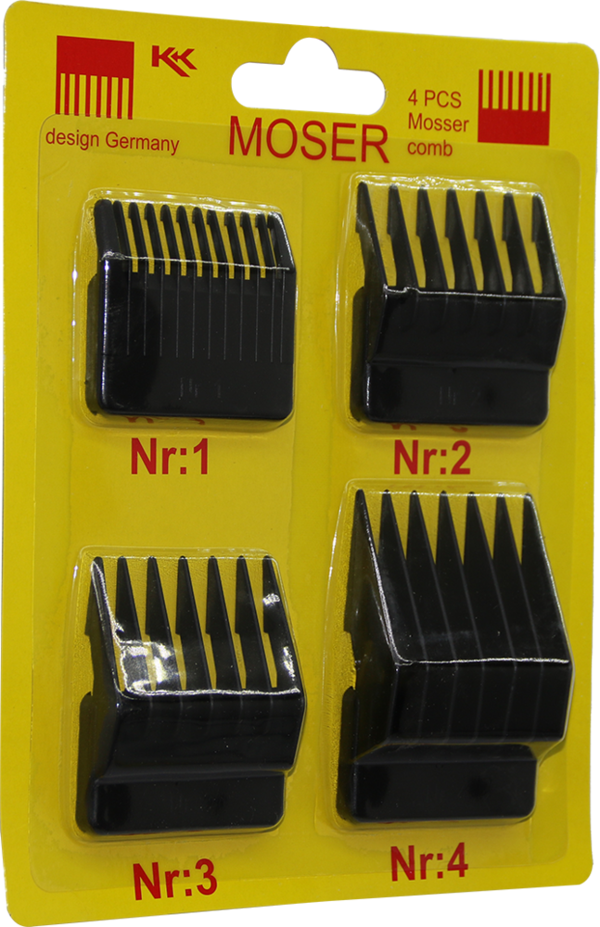 MOSER 4 ADET  MAKİNE TARAK SET - Image 1