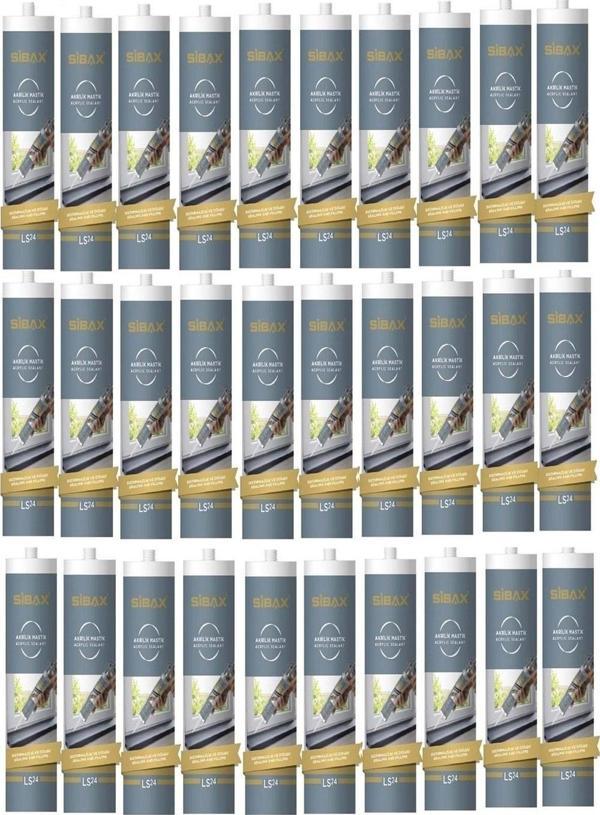 Silikonize Beyaz Mastik 450 gr 1 Koli (1*30 ADET) - Image 1