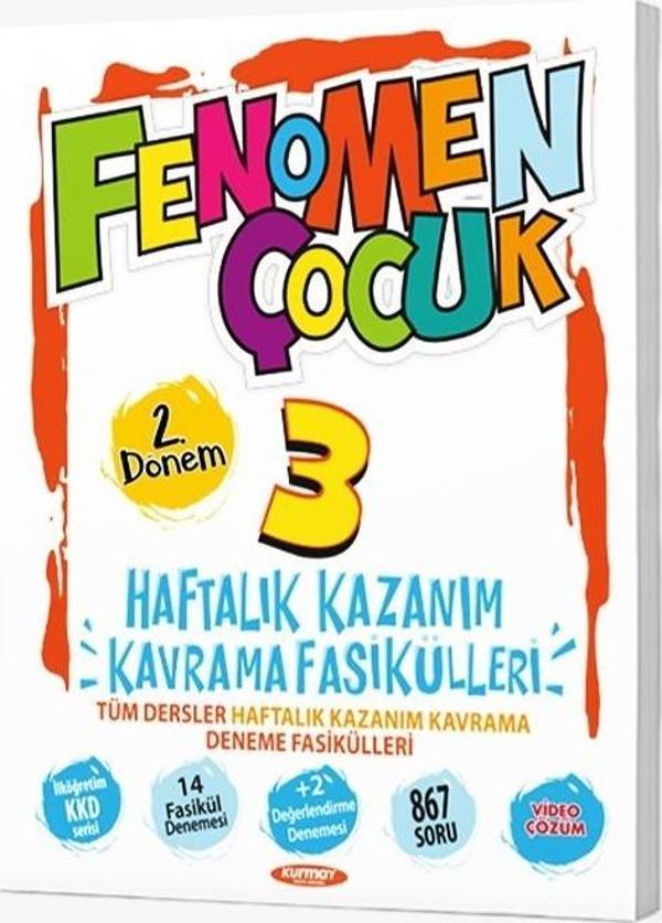 Fenomen Çocuk 2024 3. Sınıf 2. Dönem Kkf Tüm Dersler 14+2 Fasikül - Fenomen Çocuk - Image 1