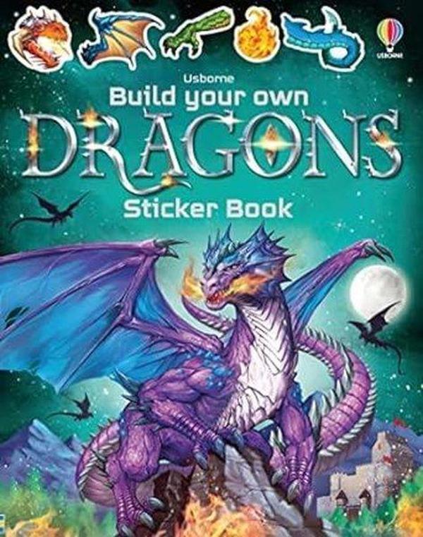 Build Your Own Dragons Sticker Book - Usborne - Image 1