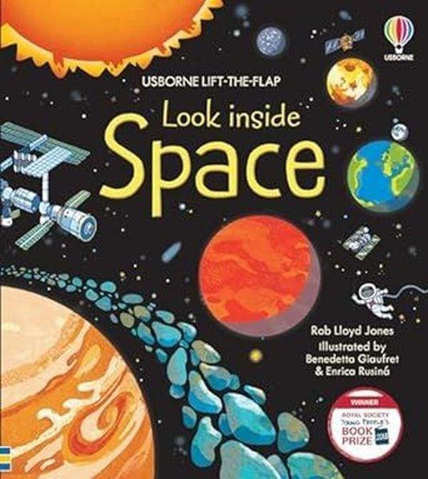 Look Inside Space - Usborne - Image 1