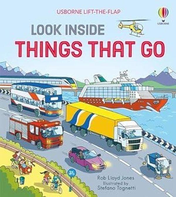 Look Inside Things That Go - Usborne - Image 1