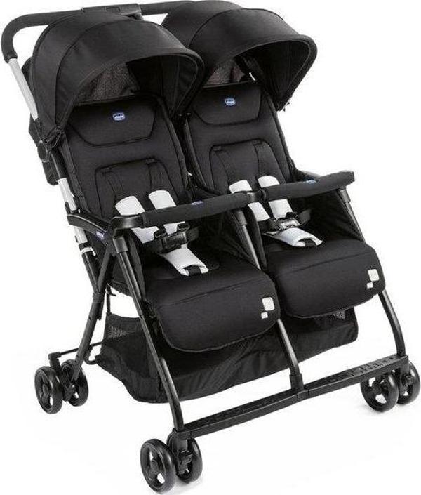 Chicco Ohlala İkiz Bebek Arabası Black Night - Image 1