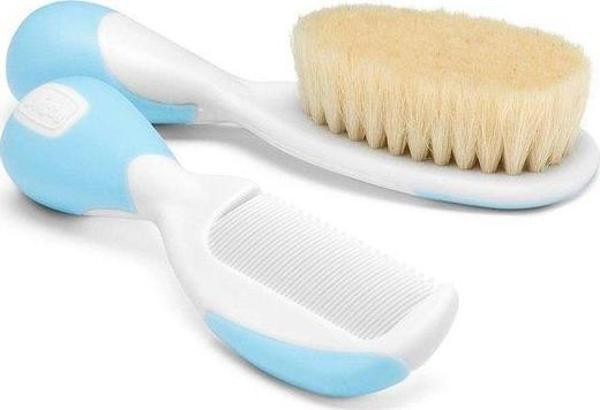 Chicco Fırça ve Tarak Seti 0 Ay+ Mavi - Image 1