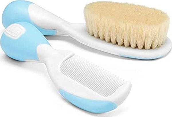 Chicco Fırça ve Tarak Seti 0 Ay+ Mavi - Image 1
