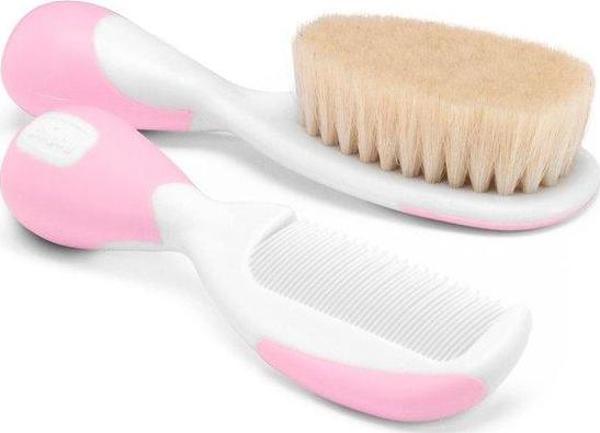 Chicco Fırça ve Tarak Seti 0 Ay+ Pembe - Image 1