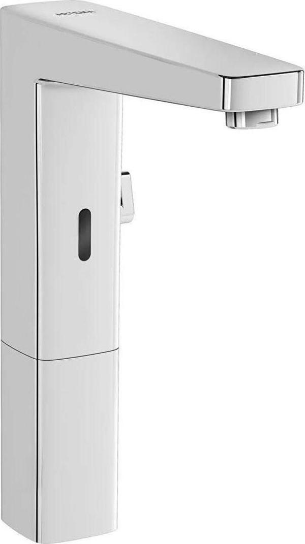 Root Square Tem.Çanak  Lavabo Bat.ÇSG (Elekt.) A47131 Temazsız Çanak Lavabo bataryası Elektrikli Çift su girişli - Image 1