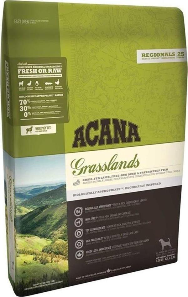 Acana Grasslands Tahılsız Kuzu Etli ve Sebzeli Yetişkin Köpek Maması 2 KG - Image 1