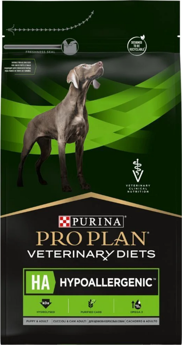 Pro Plan VETERINARY DIETS HA Hypoallergenic Kuru Köpek Maması 3 kg. - Image 1