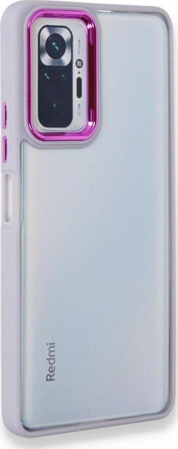 Xiaomi Redmi Note 10 Pro 4G Kılıf Luna Lens Kamera Çerçeveli Silikon Kapak - Image 1