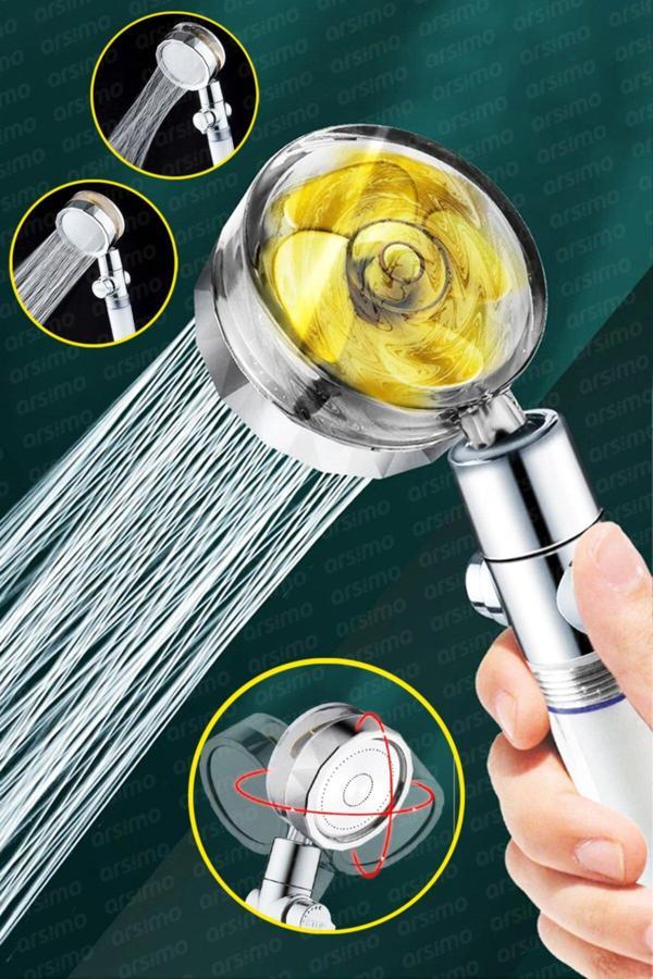 Duş Başlığı Turbo Pervaneli Serinletici Tasarım - Image 1