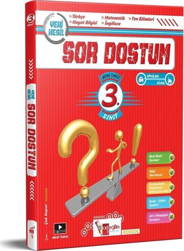 Artı Eğitim 2025 3. Sınıf Yeni Nesil Yeni Tarz Sor Dostum - Artıbir Yayınları - Image 1