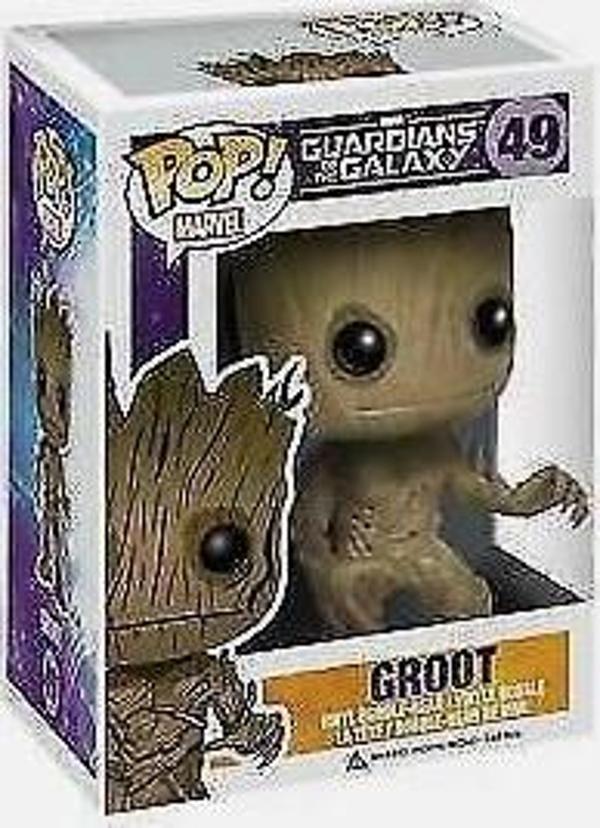 Funko Pop! Marvel Guardians of the Galaxy Groot Bobble-Head 49 - Image 1